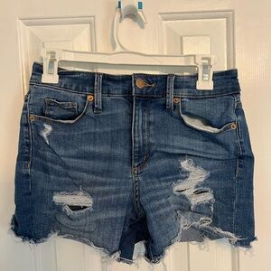 Universal Thread by Target Distressed Denim Jean Shorts Size 4/27
